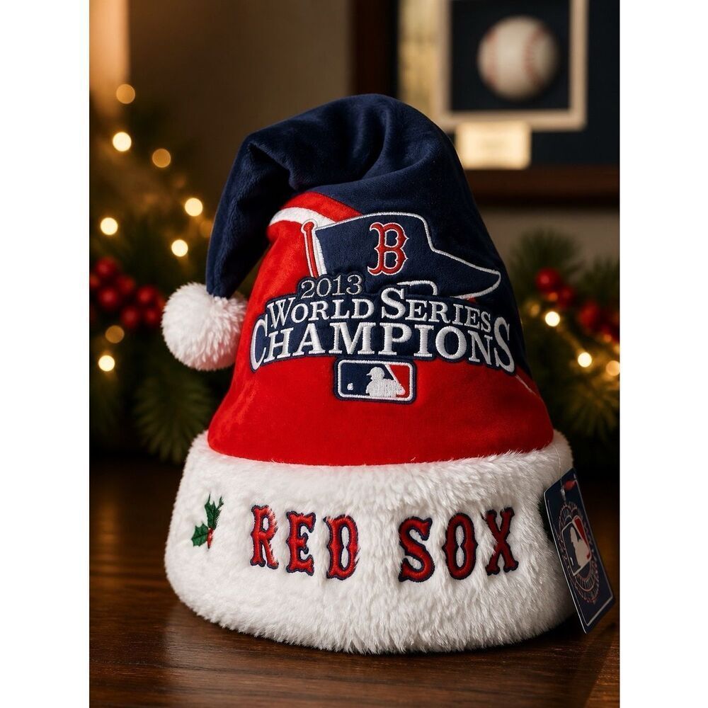Red Sox World Series Champions Santa Hat